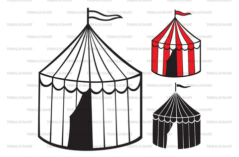 Circus tent SVG TribaliumArtSF 