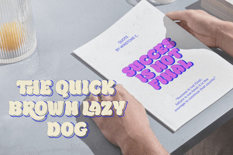 Ciroya - Bubble Font Font twinletter 