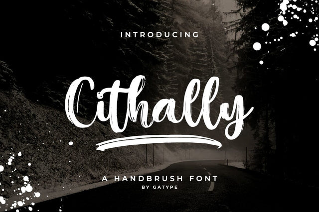 Cithally Font gatype 