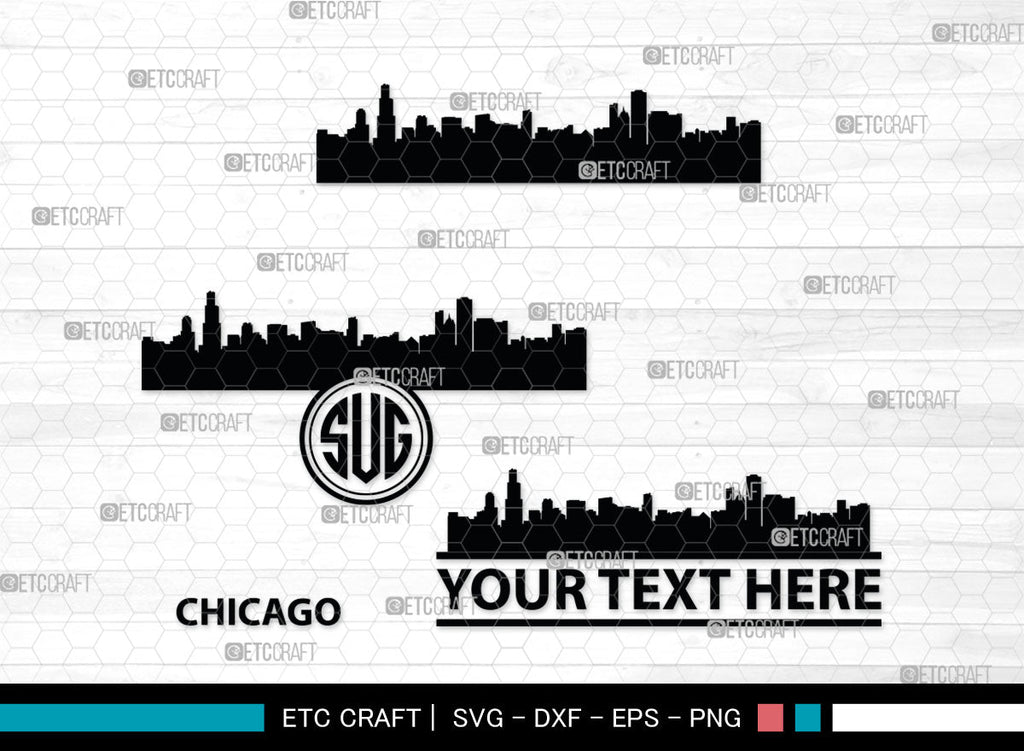 Cities Of USA Monogram, Cities Of USA Silhouette, USA City Svg, New ...