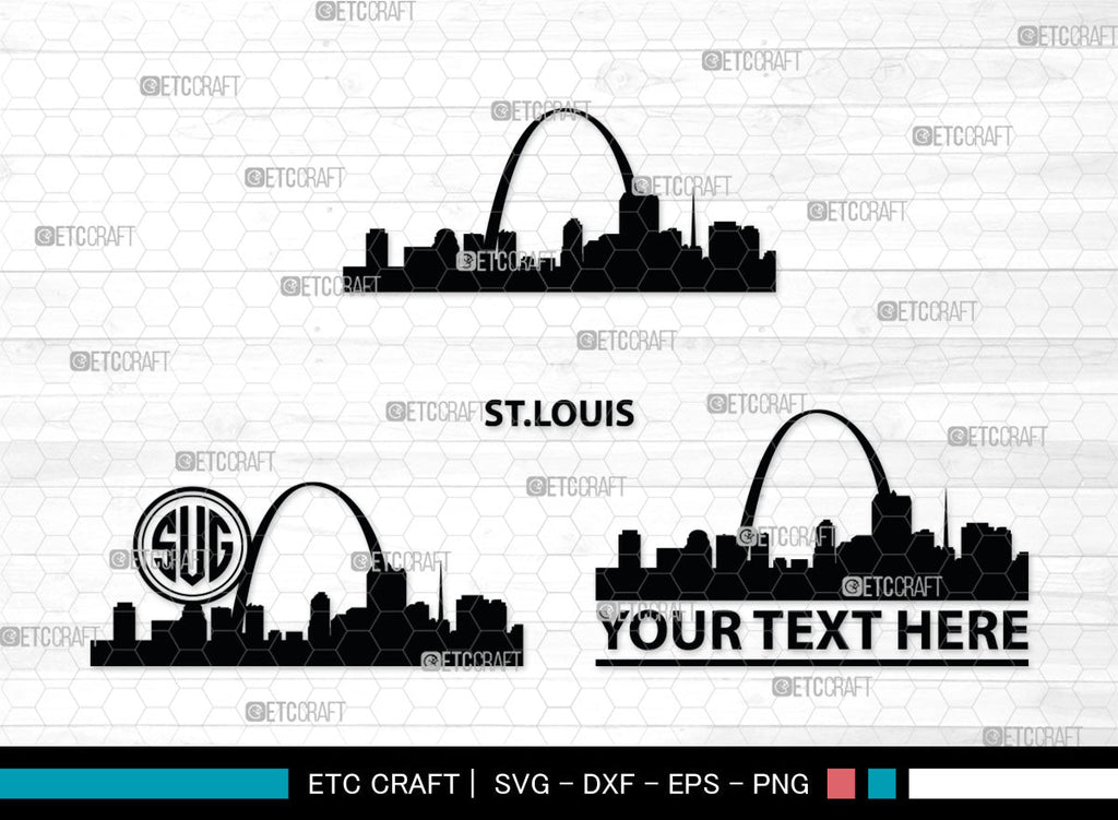 Cities Of USA Monogram, Cities Of USA Silhouette, USA City Svg, New ...