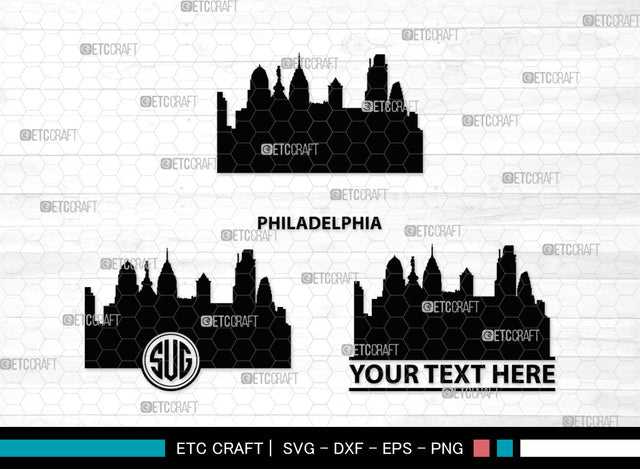 Cities Of USA Monogram, Cities Of USA Silhouette, USA City Svg, New York Svg, Chicago, Los Angeles, SB00022 SVG ETC Craft 