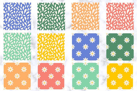 Citrus Fruits Seamless Pattern | Fruits Sublimation Digital Paper Digital Pattern RoseMartiniDesigns 