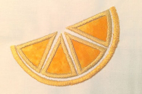 Citrus Slice Applique Embroidery Embroidery/Applique Designed by Geeks 