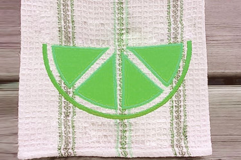 Citrus Slice Applique Embroidery Embroidery/Applique Designed by Geeks 