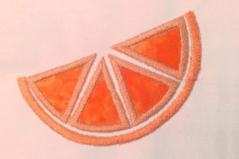 Citrus Slice Applique Embroidery Embroidery/Applique Designed by Geeks 