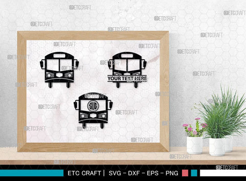 City Bus Monogram, City Bus Silhouette, City Vehicles Svg, School Bus Svg, Camper Van Svg, City Bus Svg, SB00040 SVG ETC Craft 