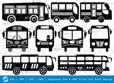 City Bus SVG Cut Files | City Vehicles Silhouette | School Bus Svg SVG ETC Craft 