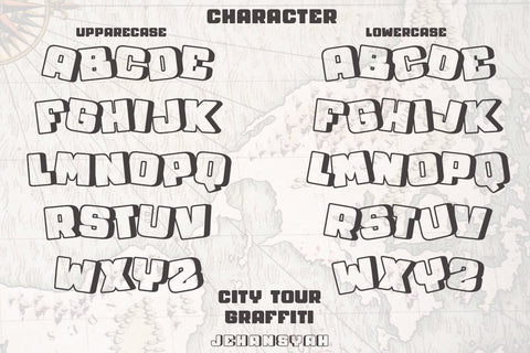 City Tour Font JH-CreativeFont 