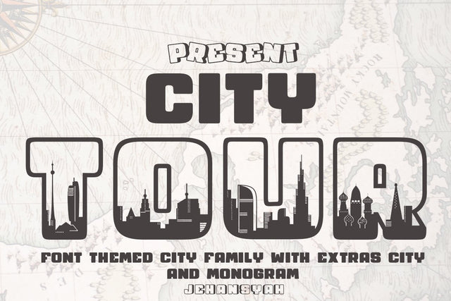 City Tour Font JH-CreativeFont 