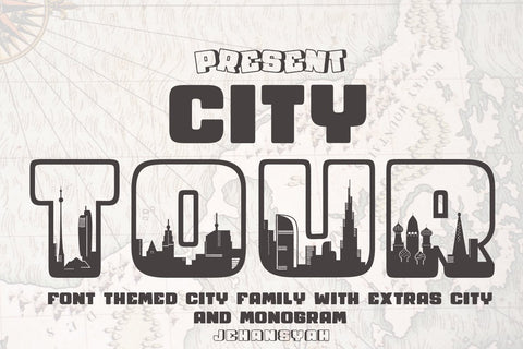 City Tour Font JH-CreativeFont 