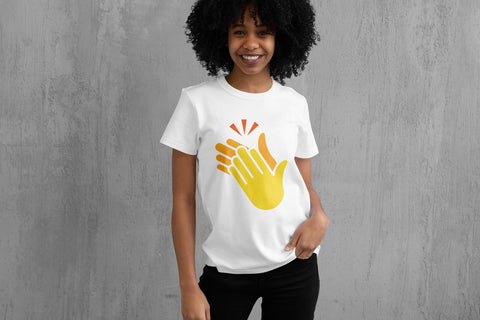 Clapping Hands Emoji SVG SVG Designed by Geeks 