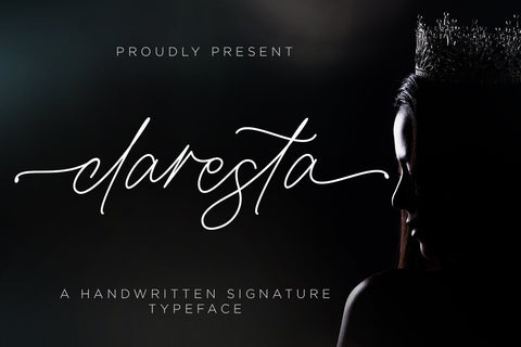 Claresta - Handwritten Signature Font Alpaprana Studio 