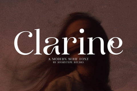 Clarine Typeface Font Storytype Studio 