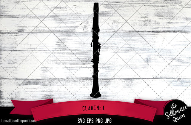 Clarinet Silhouette Vector SVG SVG Loveleen Kaur 