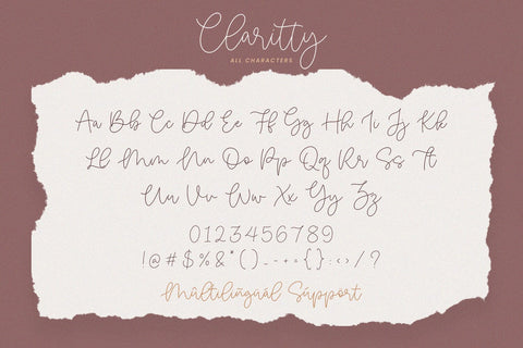 Claritty Font Timur type 