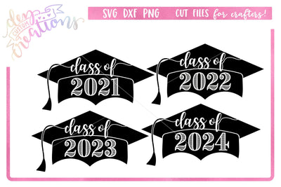 Class of 2021 Graduation Cap Bundle SVG Dez Custom Creations 