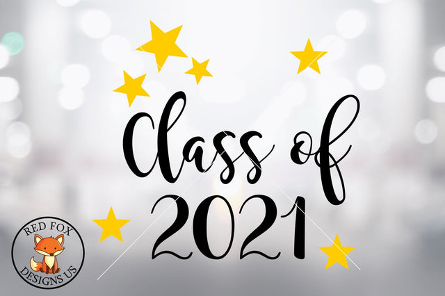 Class of 2021 School SVG DXF PNG Cut File SVG RedFoxDesignsUS 