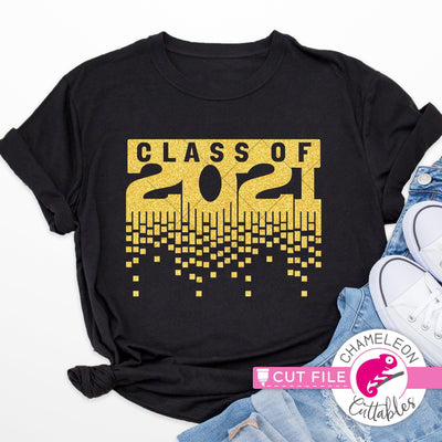 Class of 2021 Sparkles svg png dxf SVG Chameleon Cuttables 