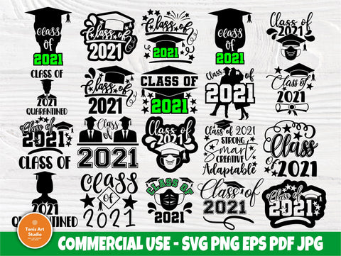 Class of 2021 Svg, Graduation Svg, Svg Cut Files SVG TonisArtStudio 