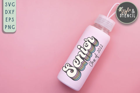 Class of 2022 | Senior | Graduation SVG Style and Stencil 