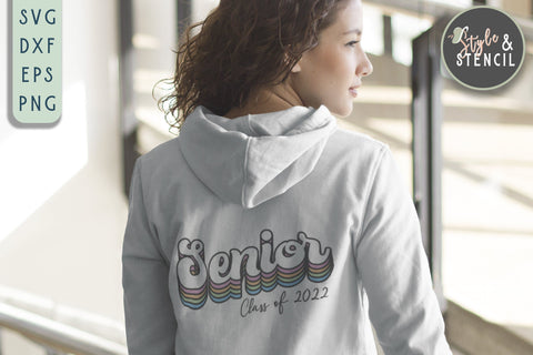 Class of 2022 | Senior | Graduation SVG Style and Stencil 