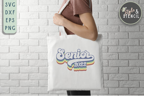 Class of 2022 | Senior SVG | Graduation SVG Style and Stencil 