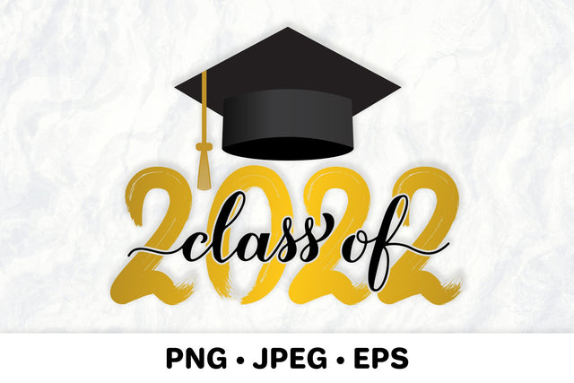 Class of 2022 sublimation. Gold brush stroke Sublimation LaBelezoka 