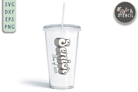 Class of 2023 | Senior | Graduation SVG Style and Stencil 