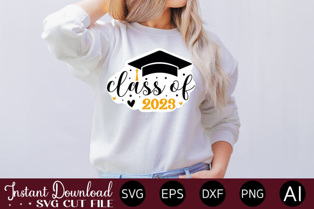 Class Of 2023 Sticker design SVG designmaster24 