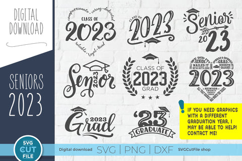 Class of 2023 svg bundle SVG SVG Cut File 