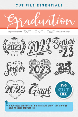 Class of 2023 svg bundle SVG SVG Cut File 