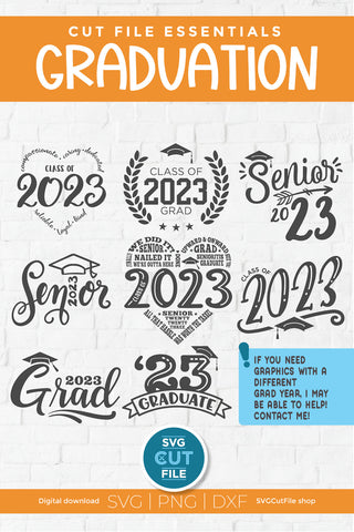 Class of 2023 svg bundle SVG SVG Cut File 