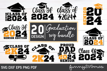 Class of 2024 Graduation svg Bundle, Senior 2024 SVG, Class of 2024 Senior SVG, Graduation SVG, High School Shirt Svg, University Cut files, 2024 SVG designstore 