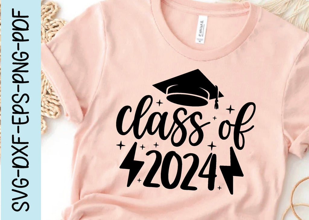 Class Of 2024 Graduation Svg Bundle, Senior 2024 Svg, Class Of 2024 