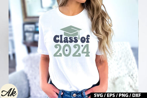 Class of 2024 Retro SVG SVG akazaddesign 