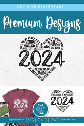 Class of 2024 svg, cute 2024 grad svg, 2024 graduation subway art SVG SVG Cut File 