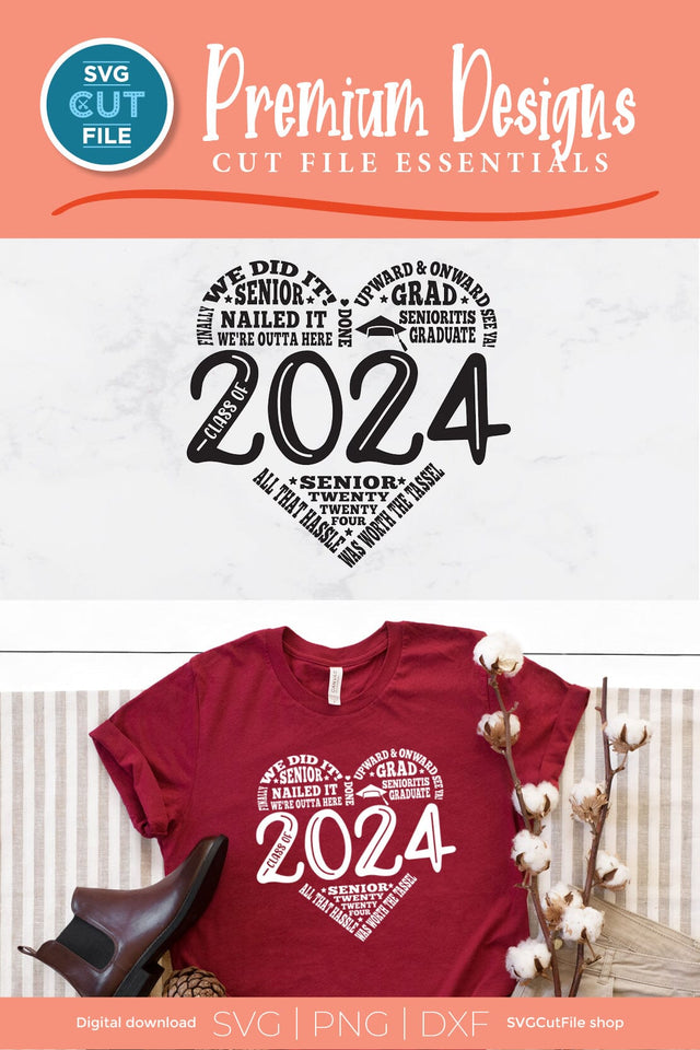 Class of 2024 svg, cute 2024 grad svg, 2024 graduation subway art SVG SVG Cut File 
