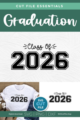 Class of 2026 svg, cute 2026 grad svg, 2026 graduation svg SVG SVG Cut File 