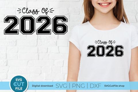 Class of 2026 svg, cute 2026 grad svg, 2026 graduation svg SVG SVG Cut File 