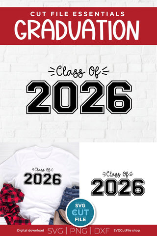 Class of 2026 svg, cute 2026 grad svg, 2026 graduation svg SVG SVG Cut File 