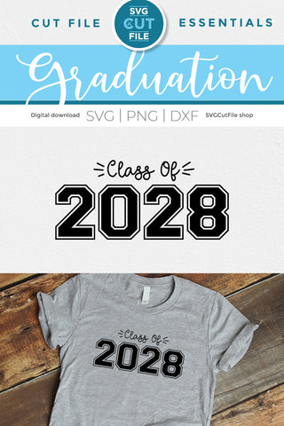 Class of 2028 svg, cute 2028 grad svg, 2028 graduation svg SVG SVG Cut File 