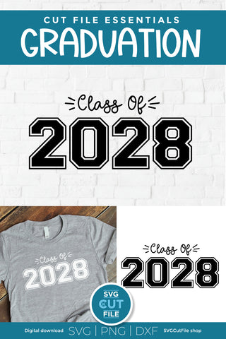 Class of 2028 svg, cute 2028 grad svg, 2028 graduation svg SVG SVG Cut File 