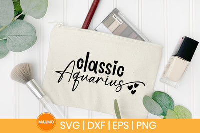 Classic Aquarius Star Sign Svg Quote SVG Maumo Designs 