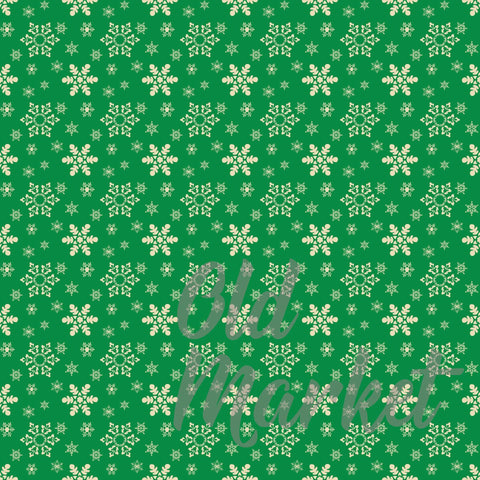 Classic Christmas Digital Paper Sublimation Old Market 