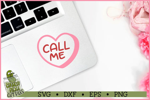 Classic Conversation Hearts Valentine SVG Files SVG Crunchy Pickle 