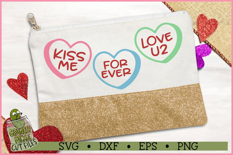 Classic Conversation Hearts Valentine SVG Files SVG Crunchy Pickle 