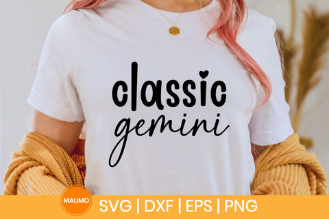 Classic Gemini Star Sign Svg Quote SVG Maumo Designs 
