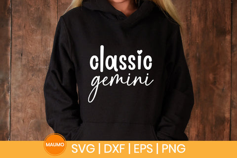 Classic Gemini Star Sign Svg Quote SVG Maumo Designs 