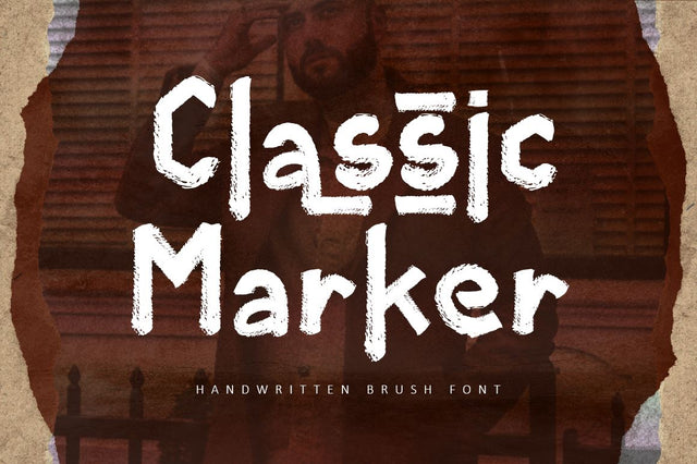 Classic Marker Font Illushvara Design 